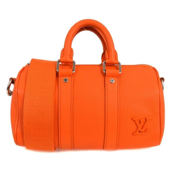 Louis Vuitton Handbags - Louis Vuitton Orange LV Aerogram Keepall XS 2way Handbag M81004 NQ02807